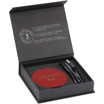 SCX.design W12 wireless charging station Mid red