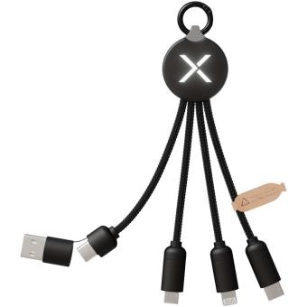 SCX.design C14 20W 5-in-1 charging cable Black