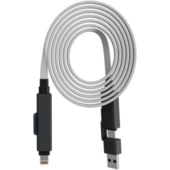 SCX.design C58 60 W magnetisches Flachladekabel Grau