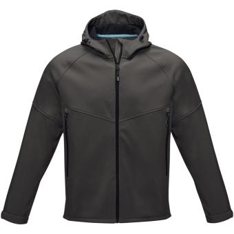Coltan men’s GRS recycled softshell jacket, graphite Graphite | XS