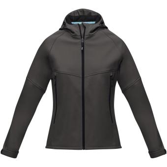 Coltan women’s GRS recycled softshell jacket, graphite Graphite | XS