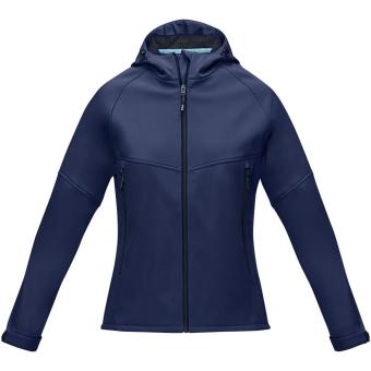 Coltan women’s GRS recycled softshell jacket, navy Navy | S