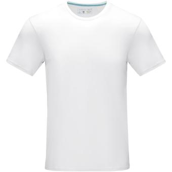 Azurite short sleeve men’s GOTS organic t-shirt, white White | XS