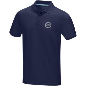 Graphite Poloshirt aus GOTS-zertifizierter Bio-Baumwolle für Herren, Navy Navy | XS