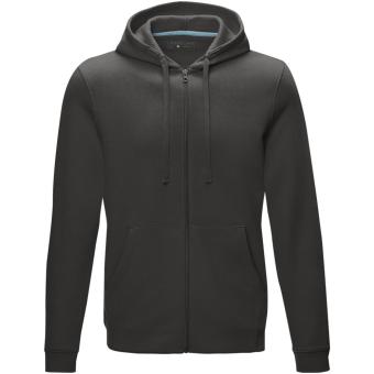 Ruby men’s organic recycled full zip hoodie, graphite Graphite | XS