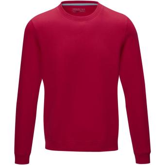 Jasper men’s GOTS organic recycled crewneck sweater, red Red | XS