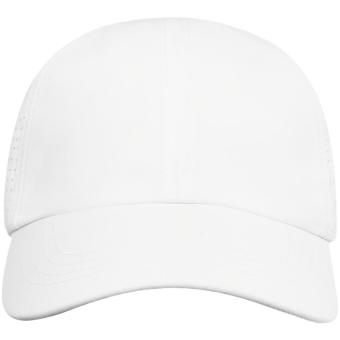 Mica 6 panel GRS recycled cool fit cap White