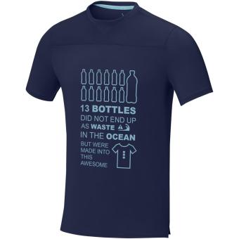 Borax short sleeve men's GRS recycled cool fit t-shirt, navy Navy | XS