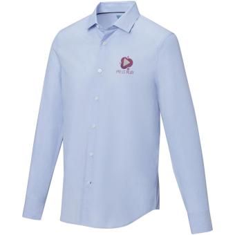 Cuprite long sleeve men's organic shirt, light blue Light blue | XS