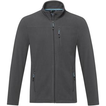 Amber GRS recycelte Fleecejacke für Herren, graphit Graphit | XS