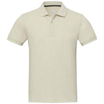 Emerald 200 g/m2 short sleeve unisex Aware™ recycled polo, oatmeal Oatmeal | XXS