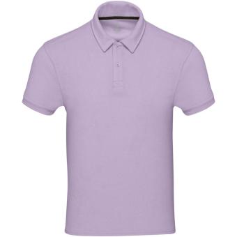 Akoya GRS recycled terry unisex polo, lilac Lilac | XS