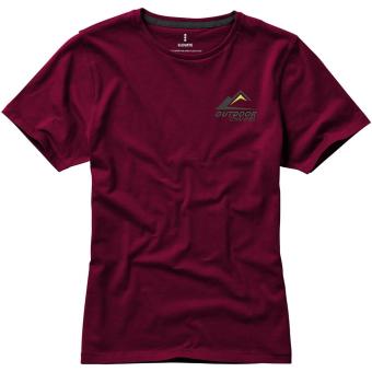Nanaimo short sleeve women's t-shirt, burgundy Burgundy | XS