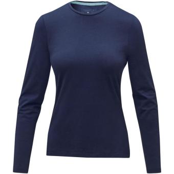 Ponoka long sleeve women's GOTS organic t-shirt, navy Navy | XS