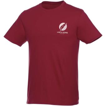 Heros short sleeve men's t-shirt, burgundy Burgundy | M