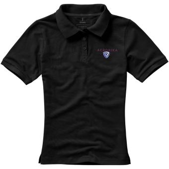 Calgary Poloshirt für Damen, schwarz Schwarz | XS