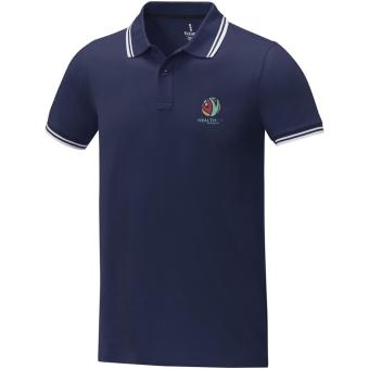 Amarago Polo mit abgesetztem Rand für Herren, Navy Navy | L