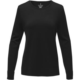 Merrit Pullover mit Rundhalsausschnitt für Damen, schwarz Schwarz | 2XL