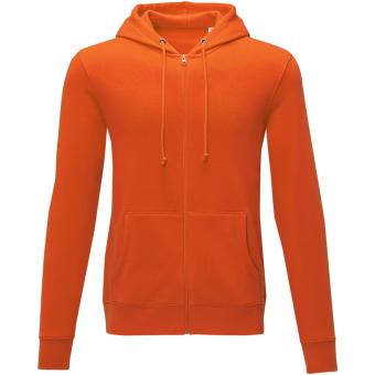 Theron men’s full zip hoodie, orange Orange | XS
