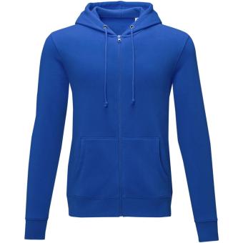 Charon 240 g/m2 unisex full zip hoodie, aztec blue Aztec blue | L