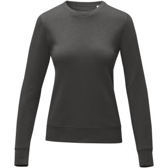 Zenon women’s crewneck sweater, graphite Graphite | XS