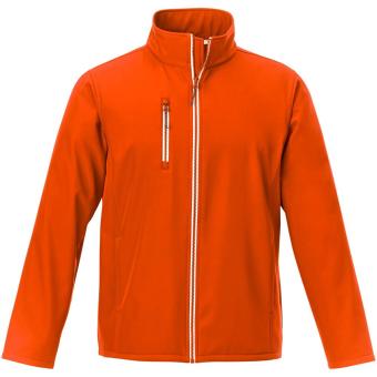 Orion men's softshell jacket, orange Orange | XS