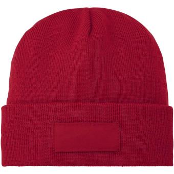 Boreas beanie with patch Red