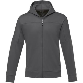 Nubia men's performance full zip knit jacket, graphite Graphite | L