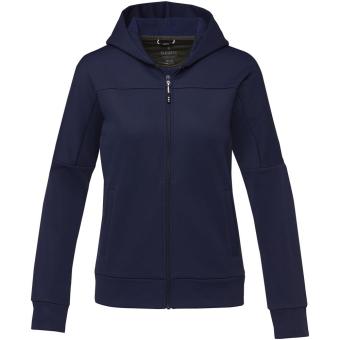 Nubia women's performance full zip knit jacket, navy Navy | S