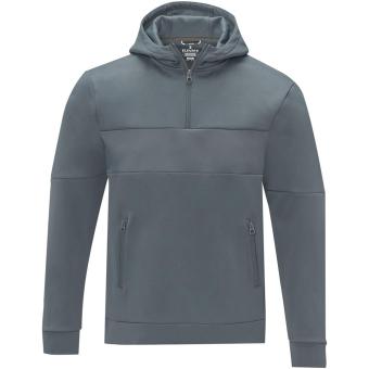 Sayan Kapuzenpullover mit halbem Reißverschluss für Herren, grau Grau | L
