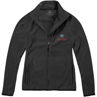 Brossard women's full zip fleece jacket, anthracite Anthracite | XS
