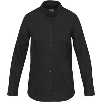 Sphene 165 g/m² Oxford Bluse, schwarz Schwarz | XXL