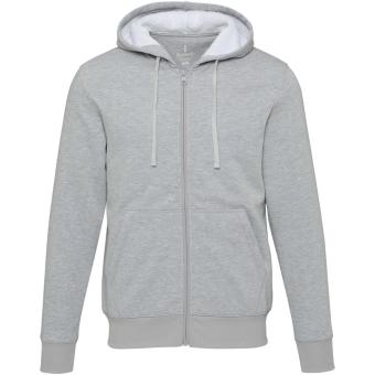 Natron 320 g/m² sherpa full-zip hoodie, heather smoke Heather smoke | XXS