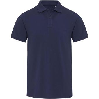 Beryl 220 g/m² short sleeve unisex OCS organic recycled polo, navy Navy | 3XS