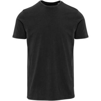 Nanaimo Kurzärmeliges T-Shirt für Herren im Washed Look, 160 g/m2, schwarz Schwarz | XS
