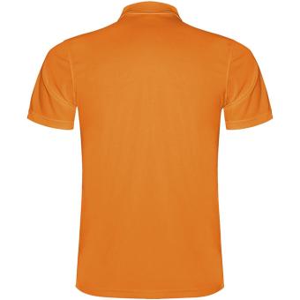 Monzha short sleeve kids sports polo, fluor orange Fluor orange | 4