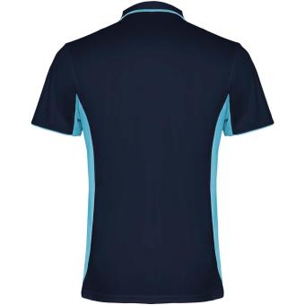 Montmelo 150 g/m² short sleeve unisex sports polo, royal/sky Royal/sky | L