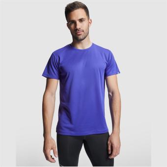 Imola short sleeve men's sports t-shirt, fluor pink Fluor pink | L