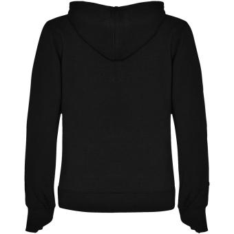 Urban women's hoodie, black, marl grey Black, marl grey | L