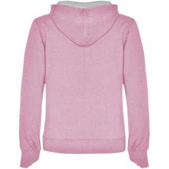 Urban women's hoodie, bright pink, marl grey Bright pink, marl grey | L