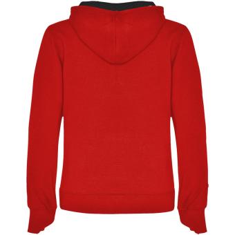 Urban women's hoodie, red/black Red/black | L
