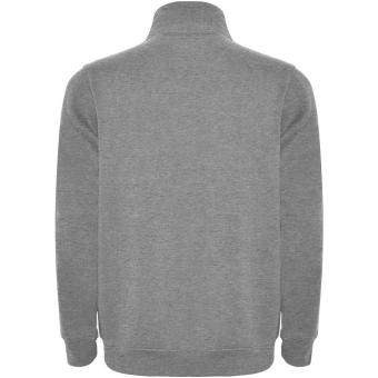 Aneto quarter zip sweater, grey marl Grey marl | 2XL