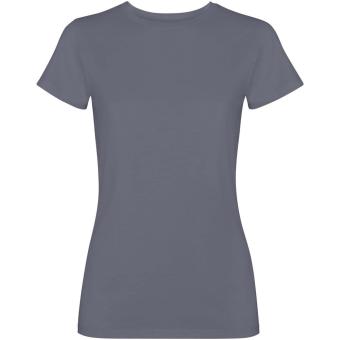 Fiyi 180 g/m² short sleeve women's t-shirt, dark grey Dark grey | L