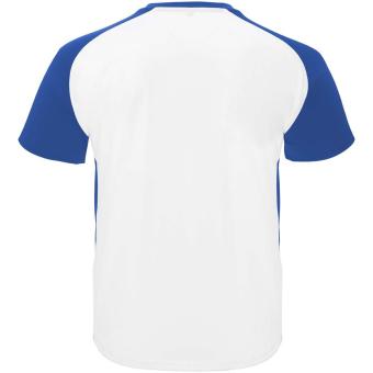 Bugatti T-Shirt Unisex aus recyceltem Material, weiß/königsblau Weiß/königsblau | S