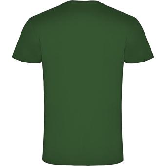 Samoyedo short sleeve men's v-neck t-shirt, dark green Dark green | L