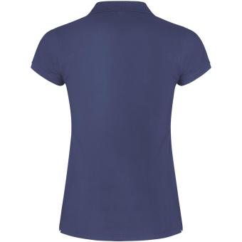 Star short sleeve women's polo, Jeansblue Jeansblue | L