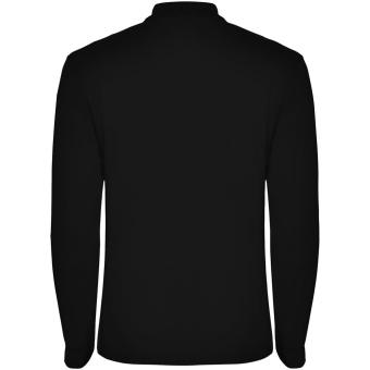 Estrella Langarm Poloshirt für Herren, schwarz Schwarz | L