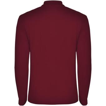 Estrella long sleeve men's polo, garnet Garnet | 3XL