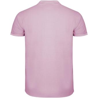 Star short sleeve men's polo, light pink Light pink | L