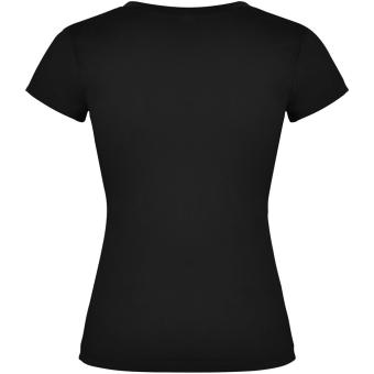 Victoria T-Shirt mit V-Ausschnitt für Damen, schwarz Schwarz | L